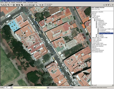 Ortofoto Urbana 12,5 cm/pix en S. Sebastián La Gomera desde MAPA Ortofoto Urbana 12,5 cm/pix en S. Sebastián de La Gomera en MAPA