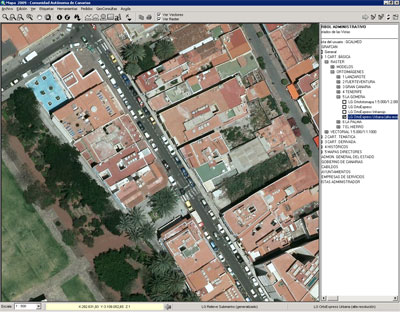 Ortofoto Urbana 12,5 cm/pix en S. Sebastián de La Gomera en MAPA