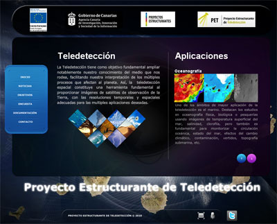 Proyecto Estructurante de Teledetección de la ACIISI (PET)