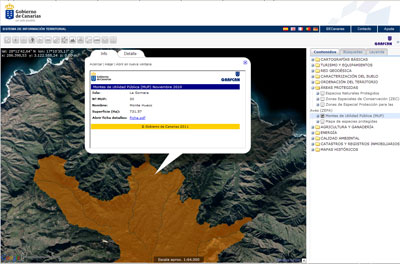 Servicio de Montes desde el visor de la IDE