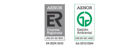 Certificados UNE-EN ISO 9001:2008 y 14001:2004 de GRAFCAN