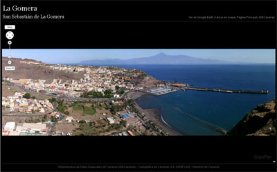 Gigapan de San Sebastián de La Gomera