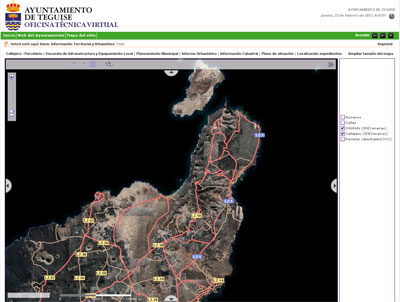 Portal de Oficina Técnica Virtual de Teguise