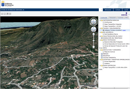 Visor 3D de IDECanarias