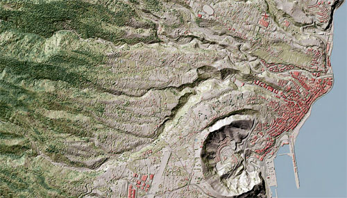 Aspecto del Modelo de Terreno LIDAR