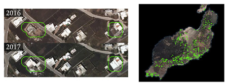 Grafcan Control de cambios en el territorio mediante IA usando Ortofotos